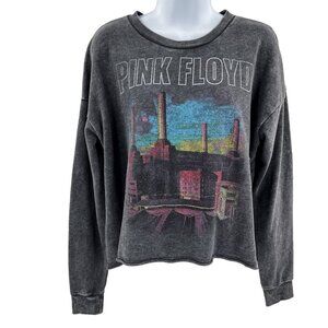 Pink Floyd Junk Food Cropped Graphic Sweatshirt